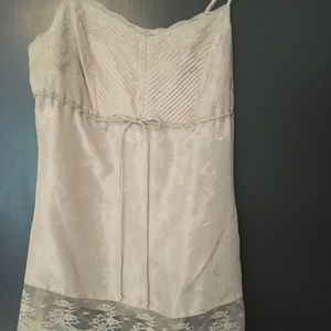 NWT Express Silk Cami w/ Lace Trim Size Small